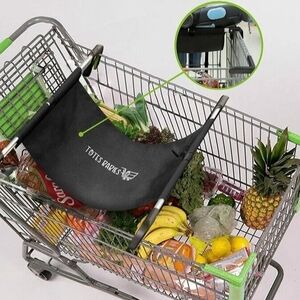 Totes Black Shopping Cart Hammock